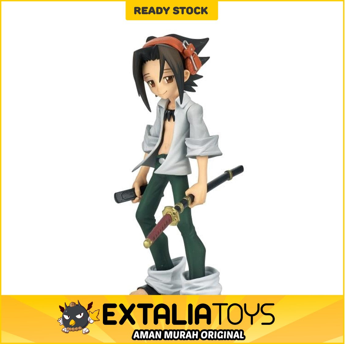 BANPRESTO SHAMAN KING YOH ASAKURA FIGURE BANPRESTO SHAMAN KING YOH ASAKURA FIGURE